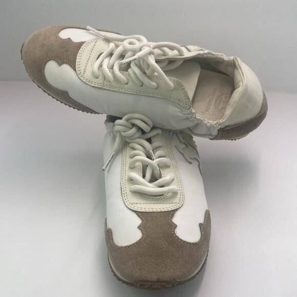 New Story Display Tory Burch Tory Sneaker Woman WHITE/ NEW IVORY, Size 55 M - Picture 12 of 16